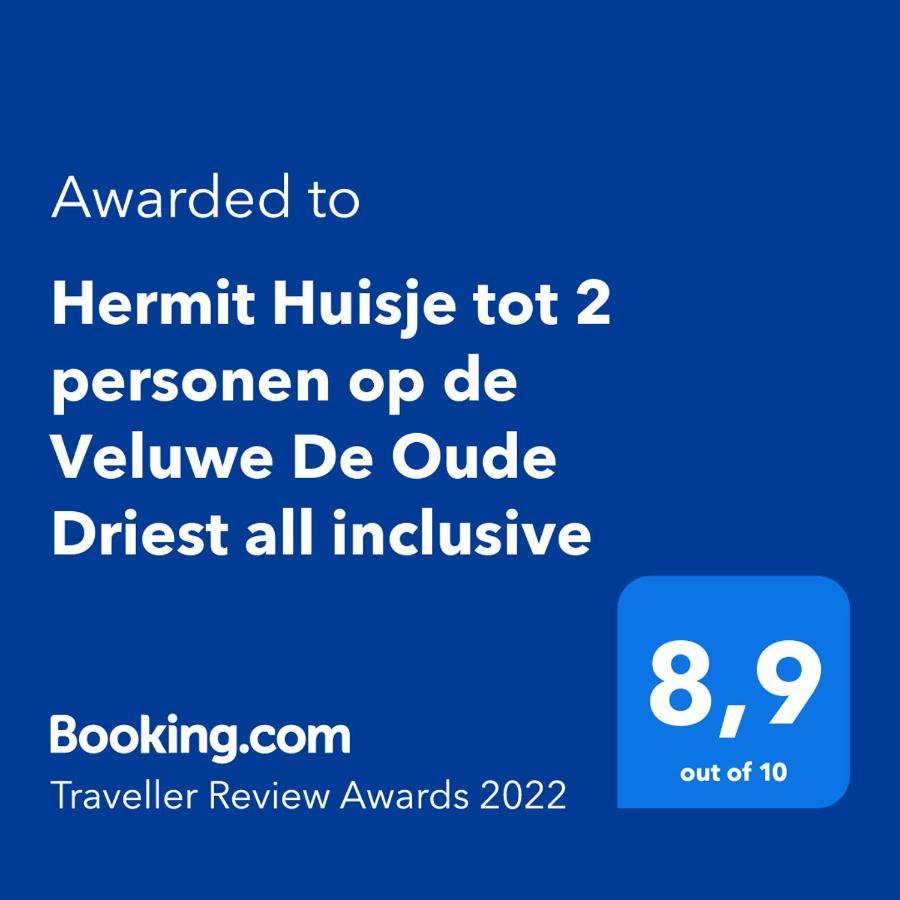 Ruim En Gezellig Chalet Voor 2 Personen Op De Veluwe Recreatiepark De Oude Driest Putten Εξωτερικό φωτογραφία